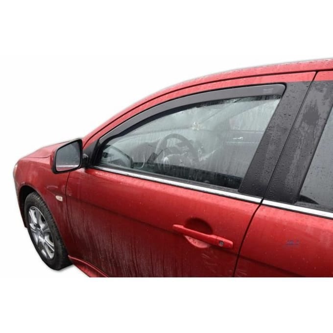 Déflecteurs d'air - Heko - Mitsubishi Lancer 4-Porte - Fumé - Acrylique renforcé - Installation facile