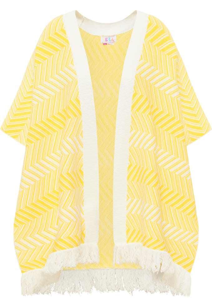 IZIA gebreide poncho mahisha