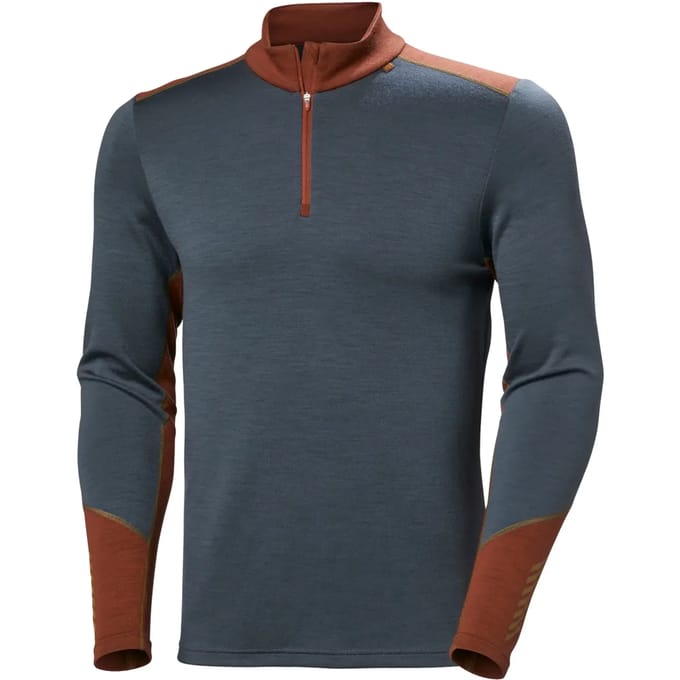 Medium merino 1/2 rits onderhemd Helly Hansen Lifa