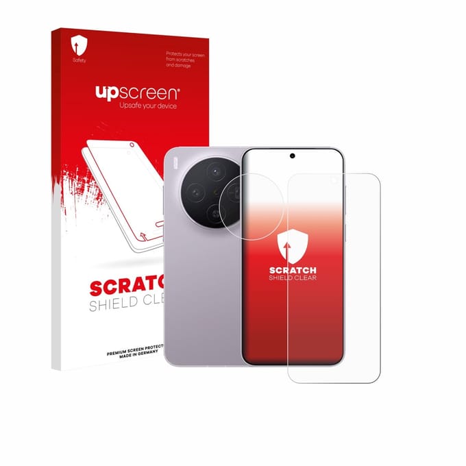 upscreen - Screenprotector voor Vivo X300 Pro (Voor+Camera) - Folie Beschermfolie transparant