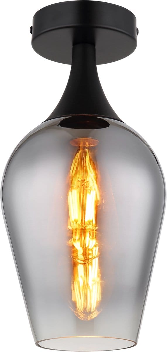 Plafondlamp LAVUS ø15CM E27 1-Lichts Chroom