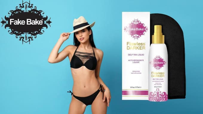 Fake Bake Flawless Donker Zelfbruiner Vloeibaar Met Handschoen