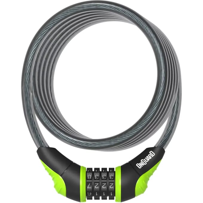 Kabelslot Onguard Neon Coil Combo-180cmx12mm