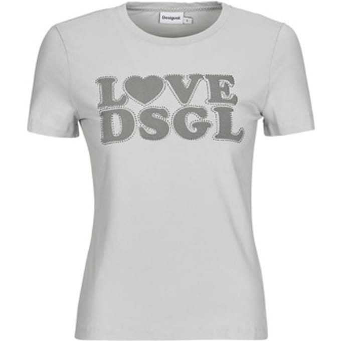 Desigual  T-shirt Korte Mouw LOVE DSGL