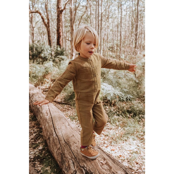 Louise Misha Jumpsuit Agash Khaki Größe: 5Y | Strampler Outlet | kids | Braun