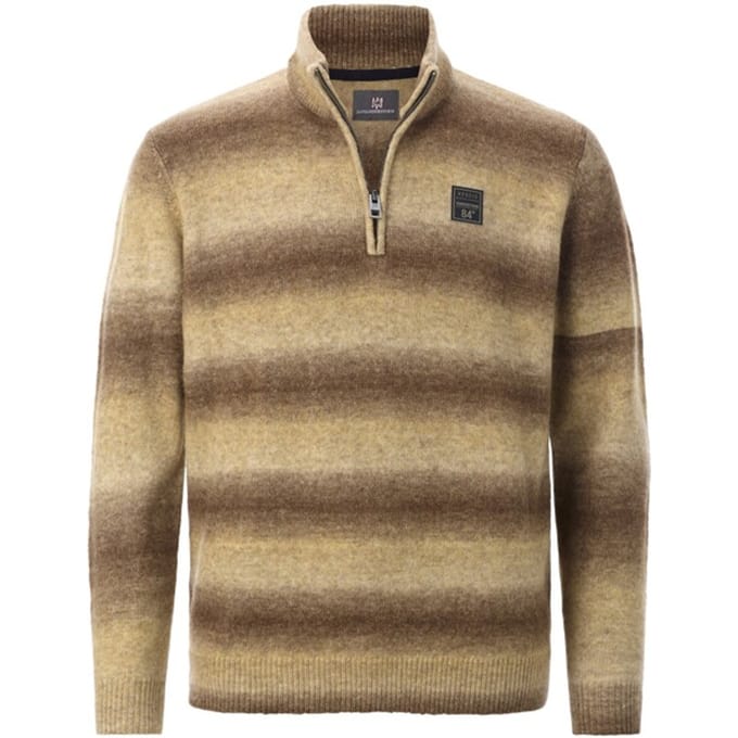 Jan Vanderstorm herren Trui - 76/78 - bruin - Plus Size