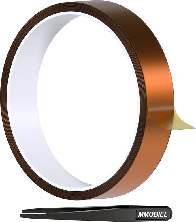 MMOBIEL 25mm ESD Hittebestendige Polyimide Tape 30m Hittebestendig tot 280°C.