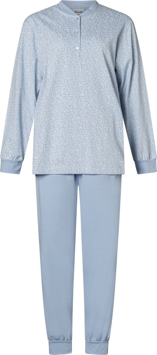 Dames pyjama Lunatex 100% katoen 124174 blue S