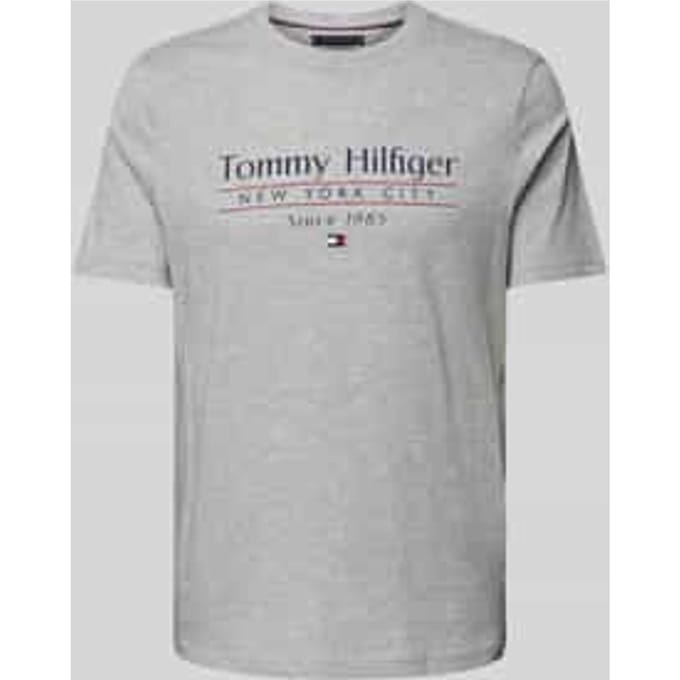 T-shirt met labelprint