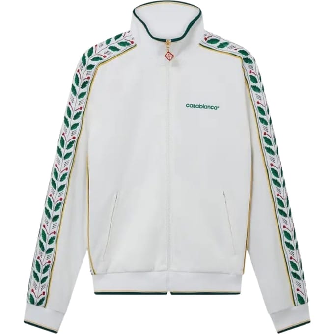 Casablanca Seasonal Laurel Track Top Witte Jassen