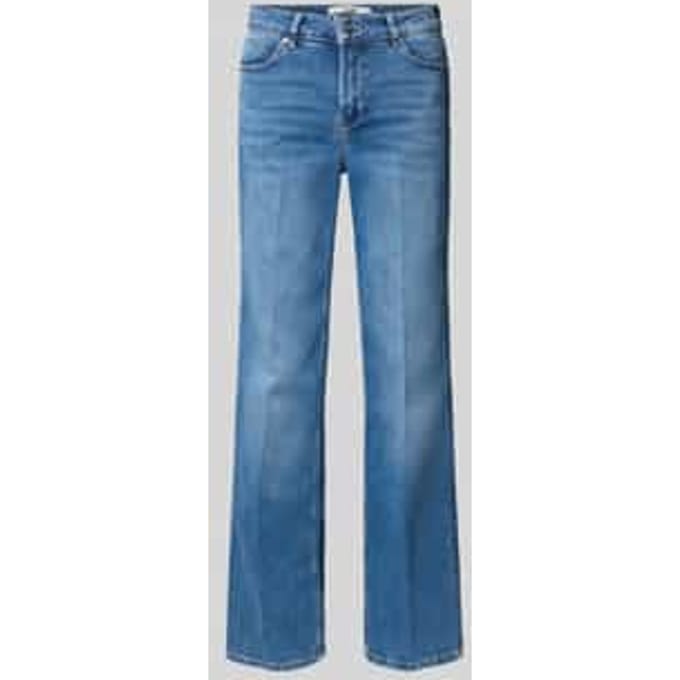 straight fit jeans met achterzakken model 'Carie'