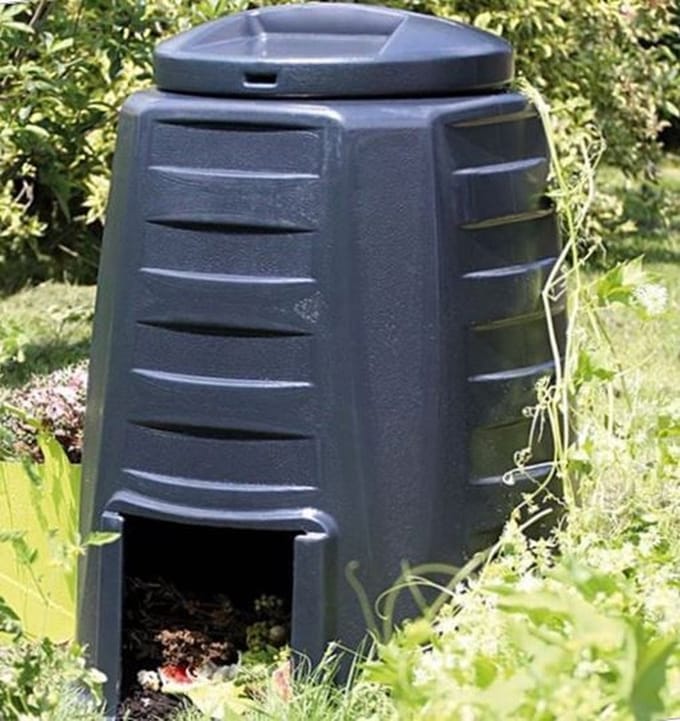 Prosperplast Ecocompo - Kompostbak - 340 Liter - Weerbestendig - Snelle Compostering