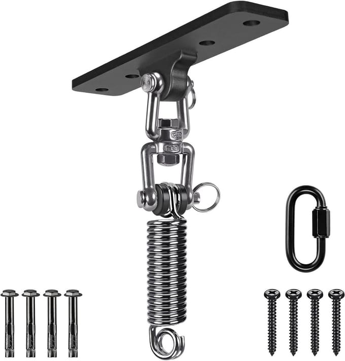 Solidchoice - Hammock Swing Hanger Set met Swivel en Carabiner