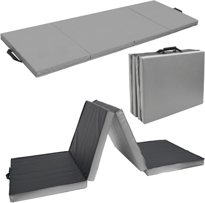 Turnmat Kinderen - Airtrack - Grijs