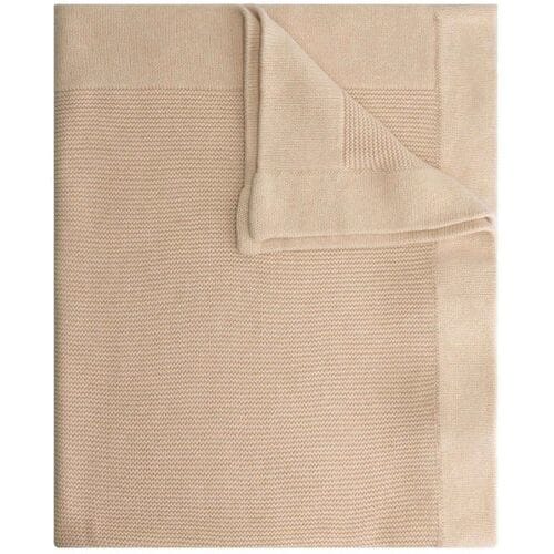 Prénatal wiegdeken Little Knits Ecru Melange unisex