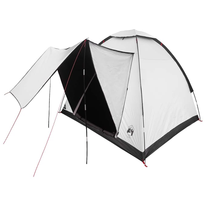 vidaXL - Kamperen - tent - 2-persoons - Wit - Blackout - Polyester - en - Staal