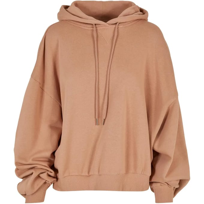 Urban Classics - Organic Oversized Terry Hoodie/trui - XS/S - Roze