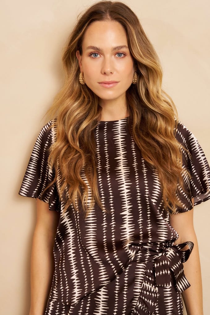Lofty Manner Blouse korte mouw rf01.1 sami