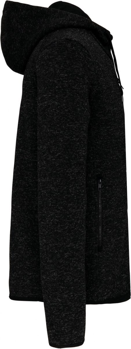 PROACT® Heather damesvest met capuchon PA366 - Dark Grey Melange - M