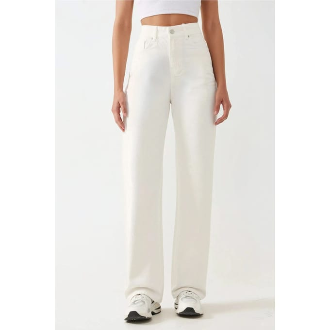 Hoge Taille Rechte Jeans