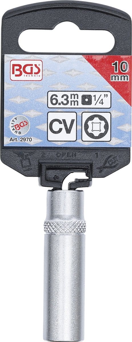 BGS Dopsleuteldop Super Lock, diep 1/4 10 mm