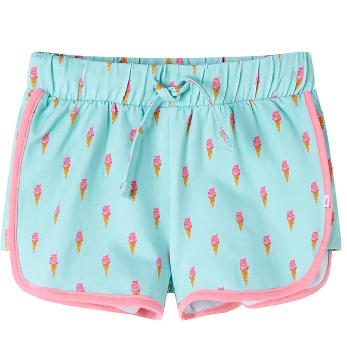 vidaXL - Kindershorts - met - trekkoord - 140 - lichtmintkleurig
