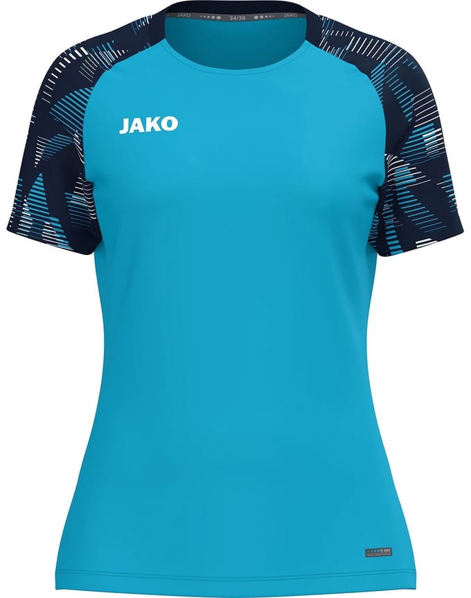 Jako Sonic T-Shirt Dames - Aqua / Marine | Maat: 46/48