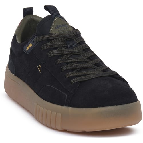 Lage Sneakers Jeep 016 ROCKS SUEDE NAVY
