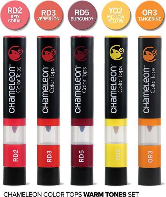 Chameleon Color Tops Warm Tones