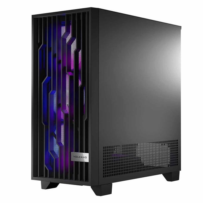 Modecom Volcano Perun APEX Serie - MIDI Behuizing - ARGB - Zwart