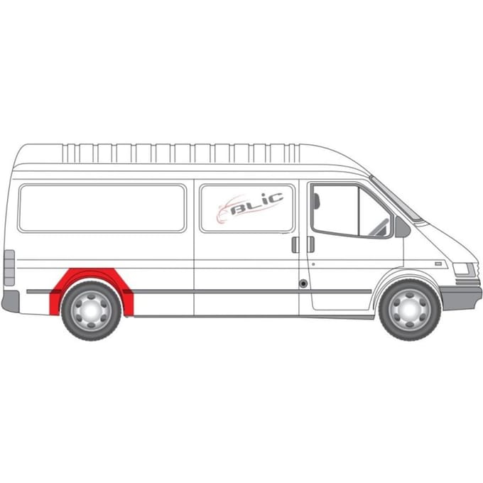 Wielkastbekleding, binnenspatbord BLIC 6504-03-2515598P