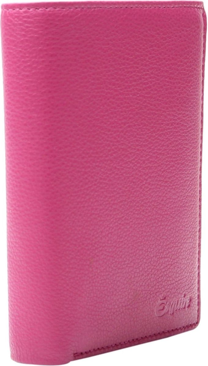 Esquire Leren Portemonnee Peru Wallet Pink Paars