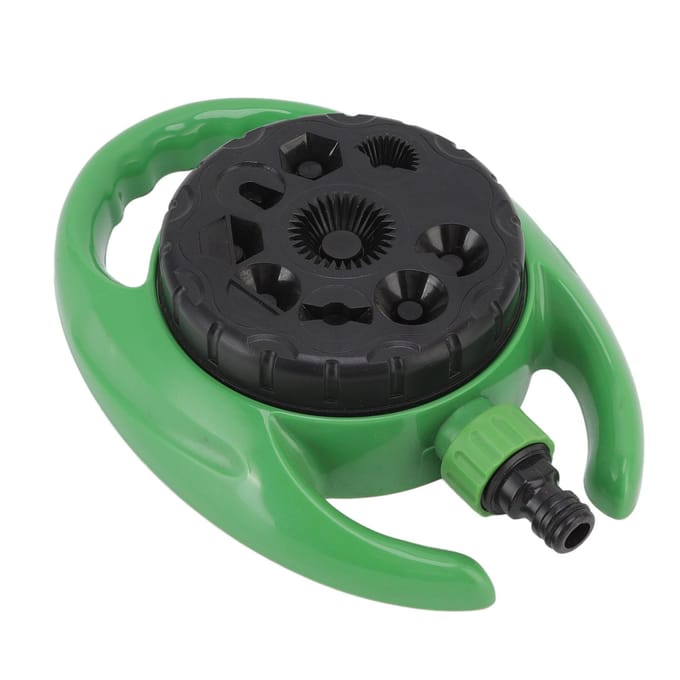 Water Sproeier Multifunctioneel Lichtgewicht Gazon Sproeier met 8 Sproei Modes voor Tuin black