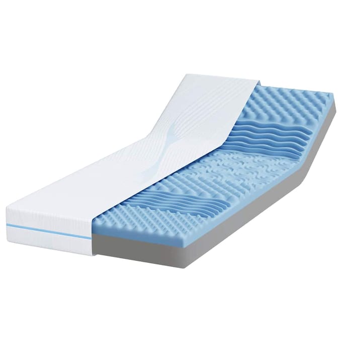 vidaXL - Matras - Medium - stevig - 80 - x - 200 - cm - Wit