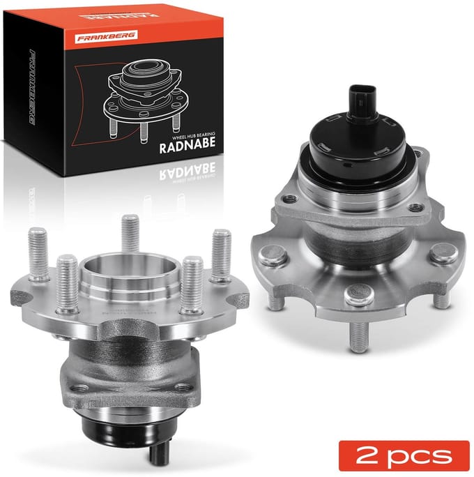 Frankberg 2x Wielnaaf Set Achter voor Toyota Avensis