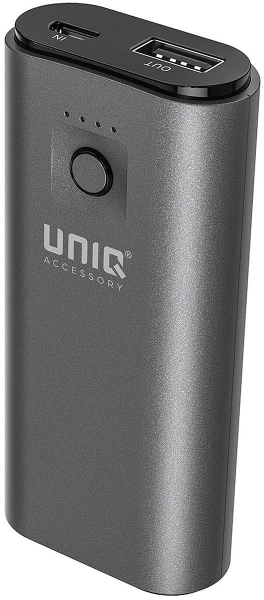 UNIQ Accessory 5.000 mAh Soft Touch Powerbank - Grijs