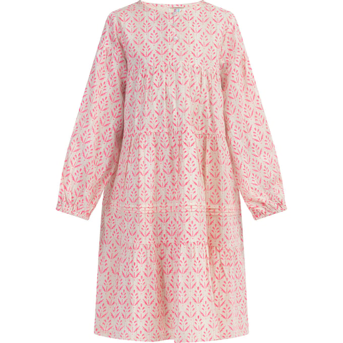 IZIA Zomerjurk Meisje neonroze