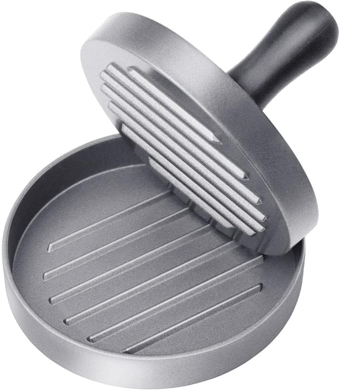 TOVBMUP Patty Press - Hamburger Patty Press - Comfortabele handgreep - Metaal - Stevig - Duurzaam