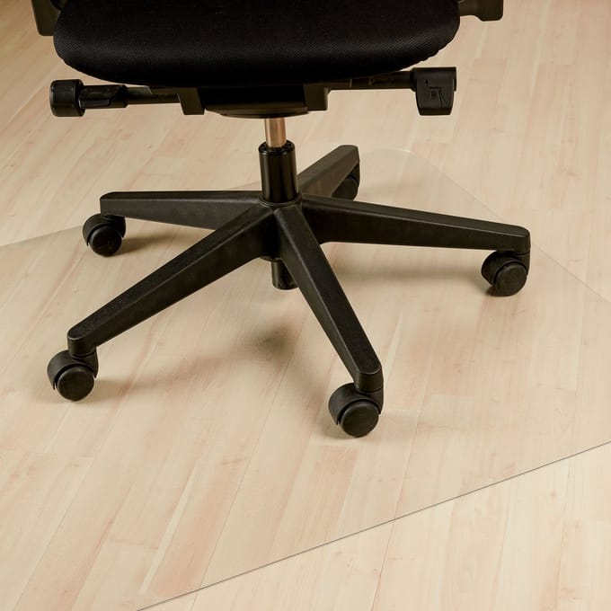 vloerbeschermer bureaustoel - antislip - 120 x 150 cm - bureaustoelmat - transparant