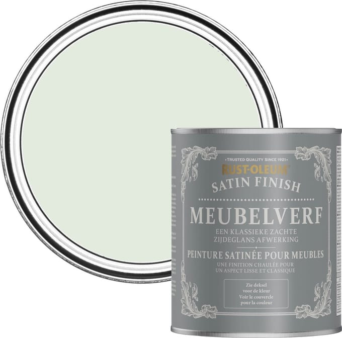 Rust-Oleum Groen Meubelverf Zijdeglans - Saliemist 750ml