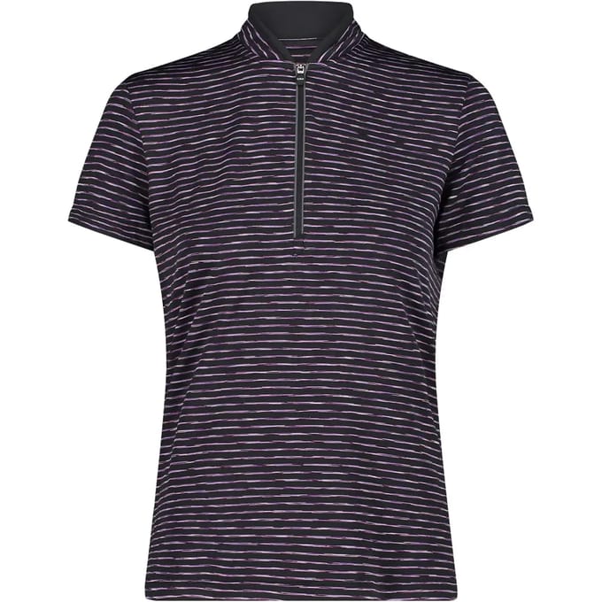 Dames-T-shirt met halve rits CMP