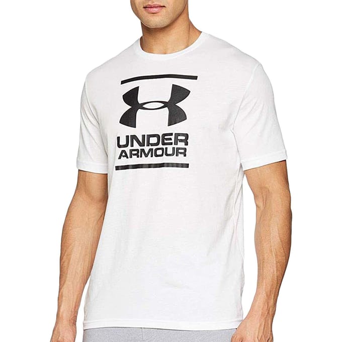 Under Armour Heren UA GL Foundation Korte Mouw T-shirt Wit