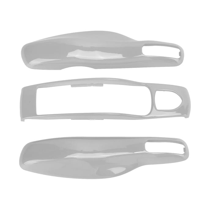 Sleutelhangerhoes Beschermer Autosleutel Modificatie Vervanging voor Panamera Cayenne MACAN Boxster white