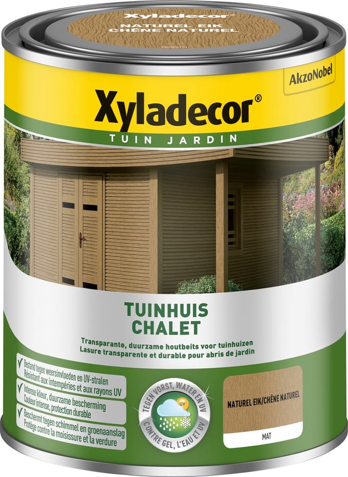 Xyladecor - Tuinhuis Wb - Naturel Eik - 0,75 L