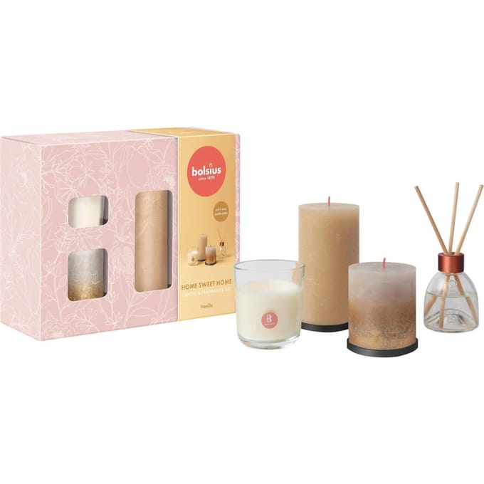 Bolsius - Giftset - Medium - Home Sweet Home - Vanille