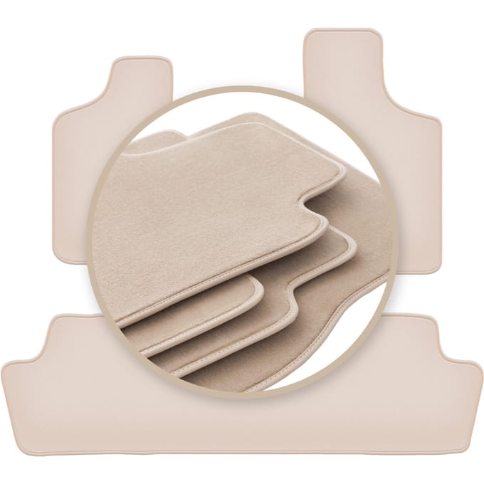 PREMIUM beige vloermatten voor: Chrysler Voyager IV minivan 2000-2008