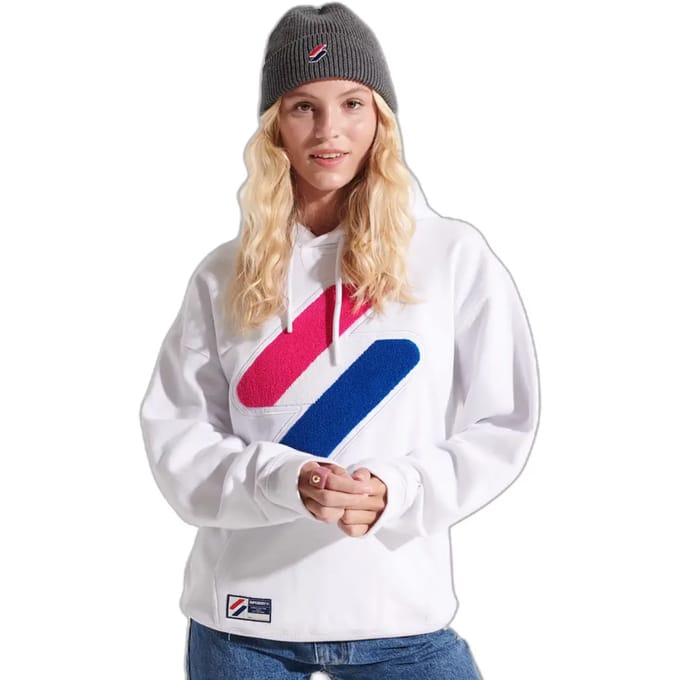 Dames oversized sweatshirt met capuchon Superdry Code