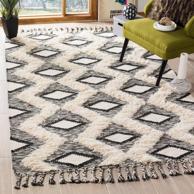 Vloerkleed Globally Verticaal wol | Safavieh