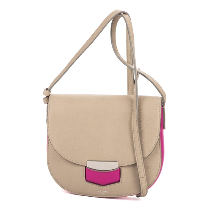 Small Bicolor Trotteur Crossbody   Schoudertas