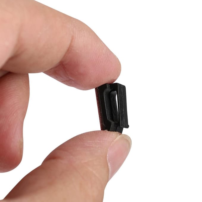 40 Stuks Auto Kabel Fixeer Clips Auto GPS Datakabel Lichtkabel Decoratieve Draad Fixeer Organizer(S) Small black